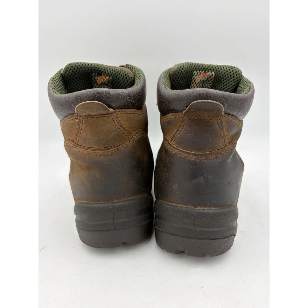 Red Wing King Safety Toe Work Boots Mens 11 Wide EE Brown Leather Waterproof EH